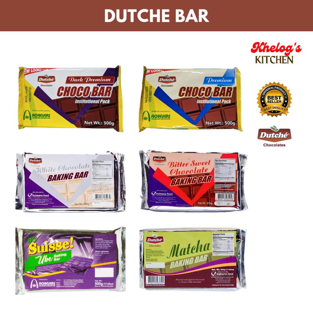 Dutche Choco bar / Strawberry / White Choco / Matcha / Ube