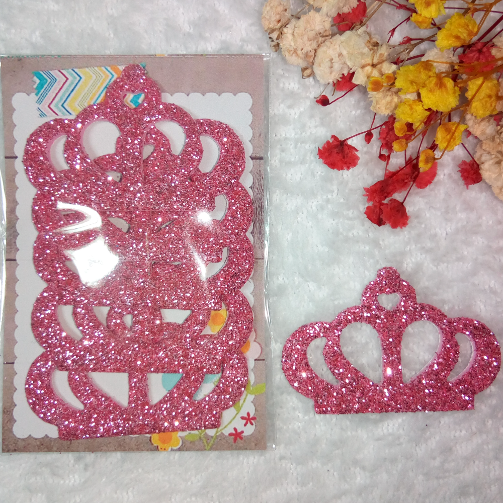Crown Sticker (Glitter Foam with adhesive)