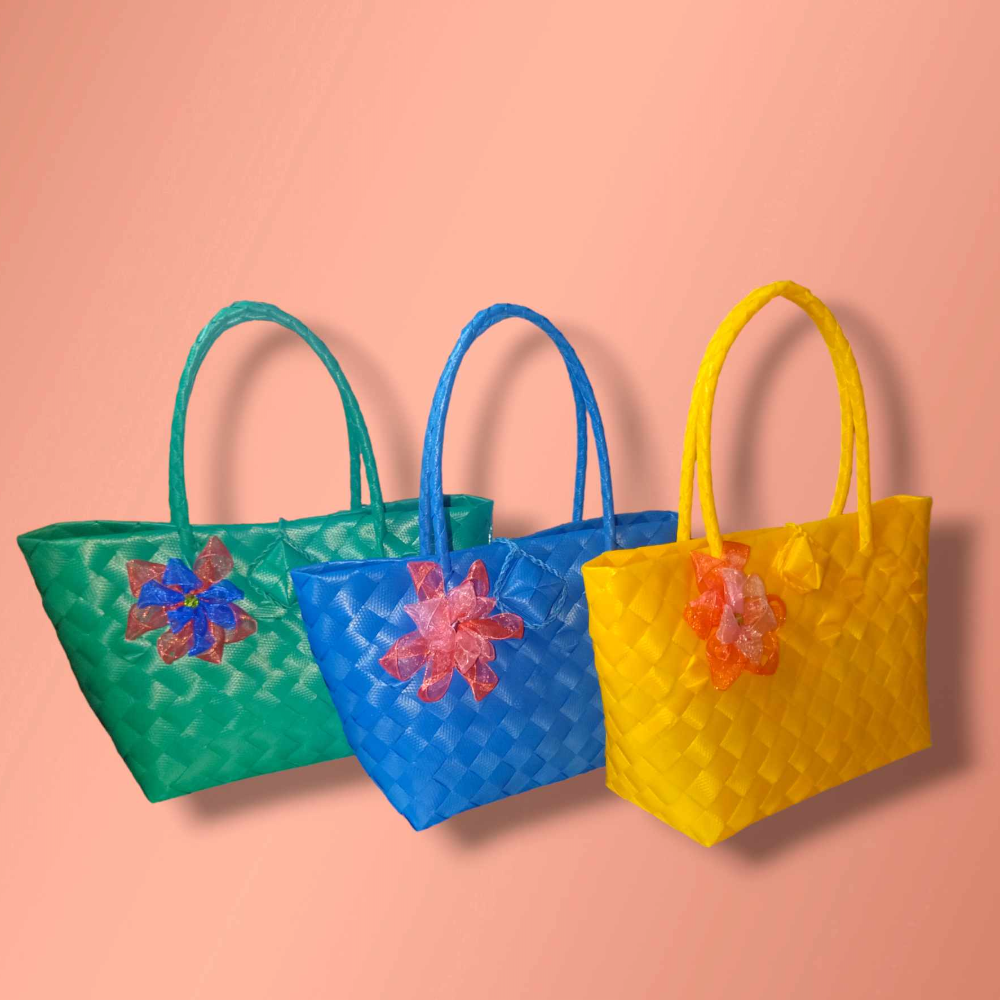 RBH Handbag wih lock and ribbon