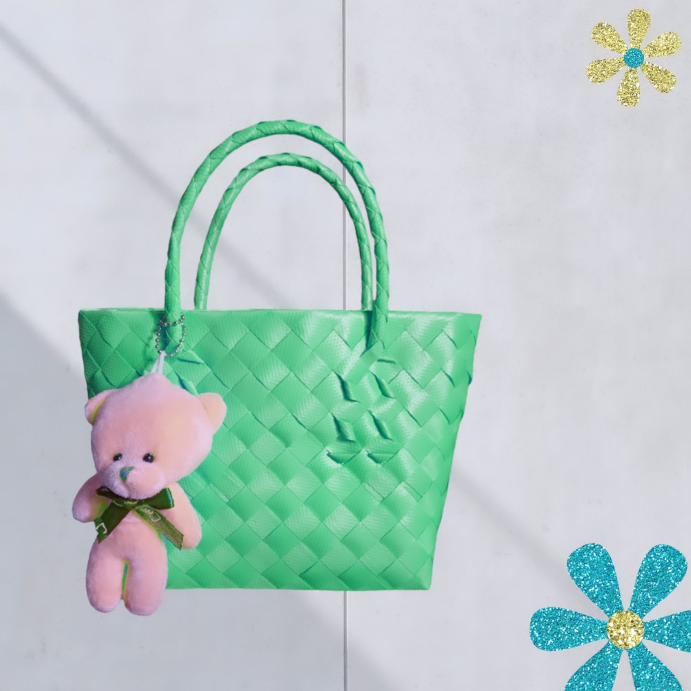 RBH Handbag with teddy bear keychain