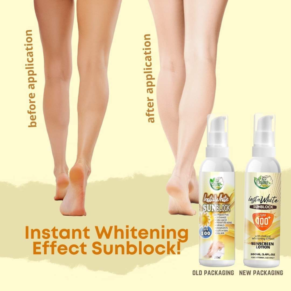 INSTAWHITE SUNBLOCK LOTION WITH SPF 100PA++ by Pretty Tins