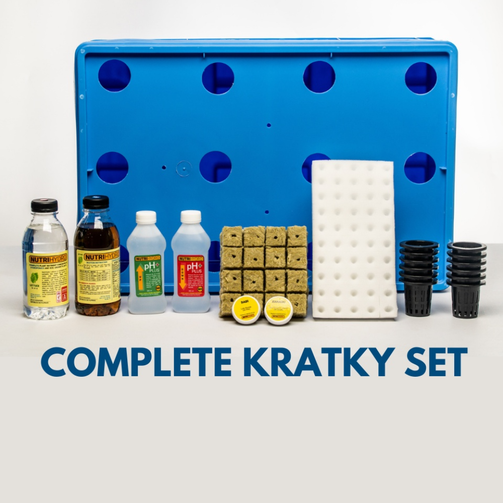 Complete Kratky Hydroponics Starter Kit|12 Holes |Food Grade