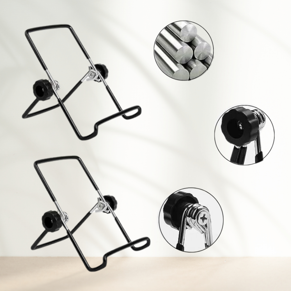 Stainless Steel Microgreens Jar Stand Foldable & Adjustable