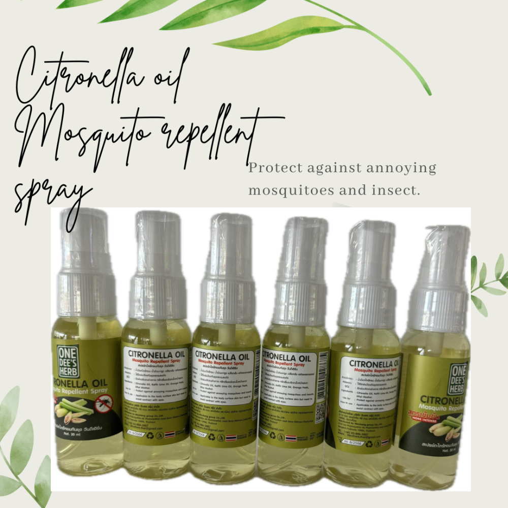 spray citronella oil mosquito insect repellent from Thailand