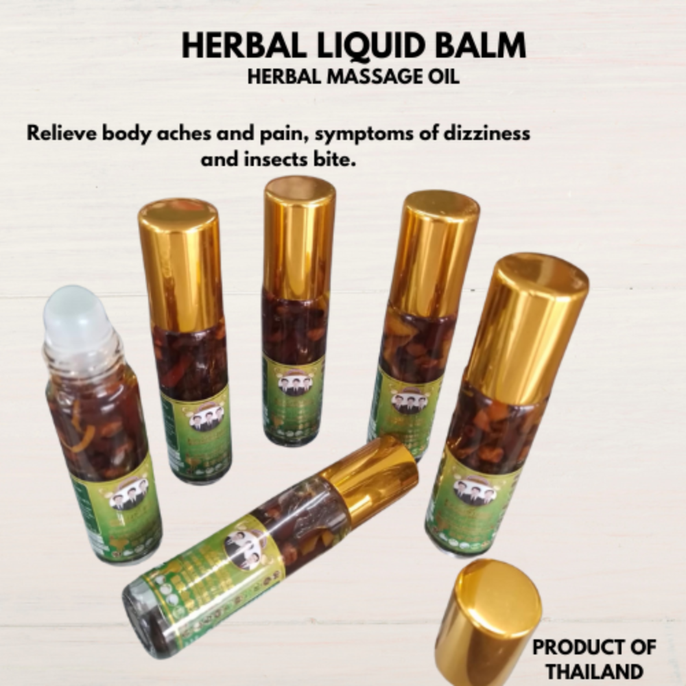 herbal liquid balm 8ml.Product of Thailand