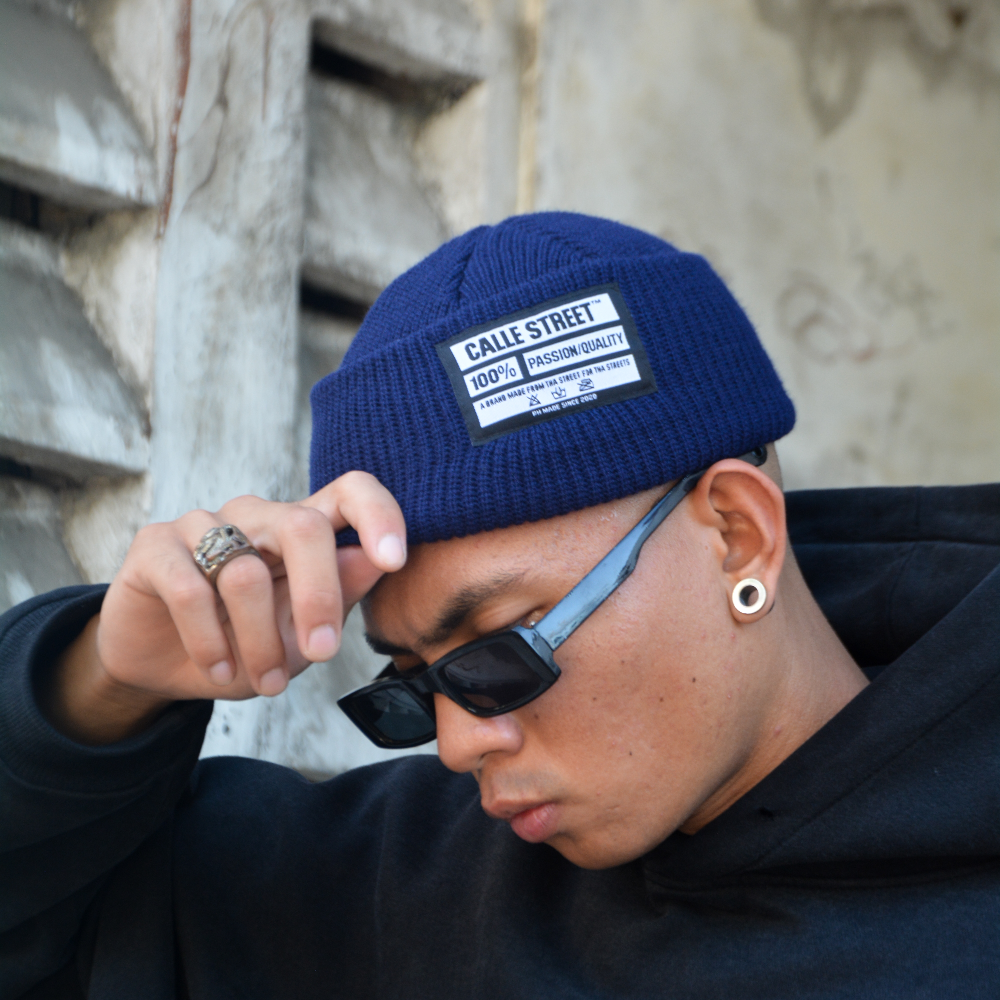BIG LABEL NAVYBLUE