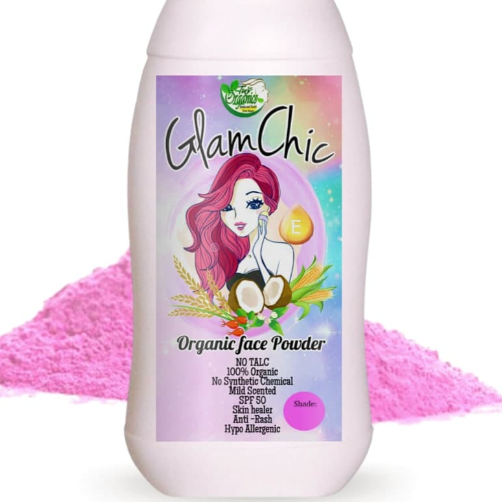 Glam Chick Talc Free Face Powder by Pretty Tins