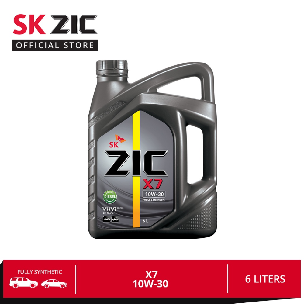 SK ZIC X7 DIESEL 10W-30 6 Liters