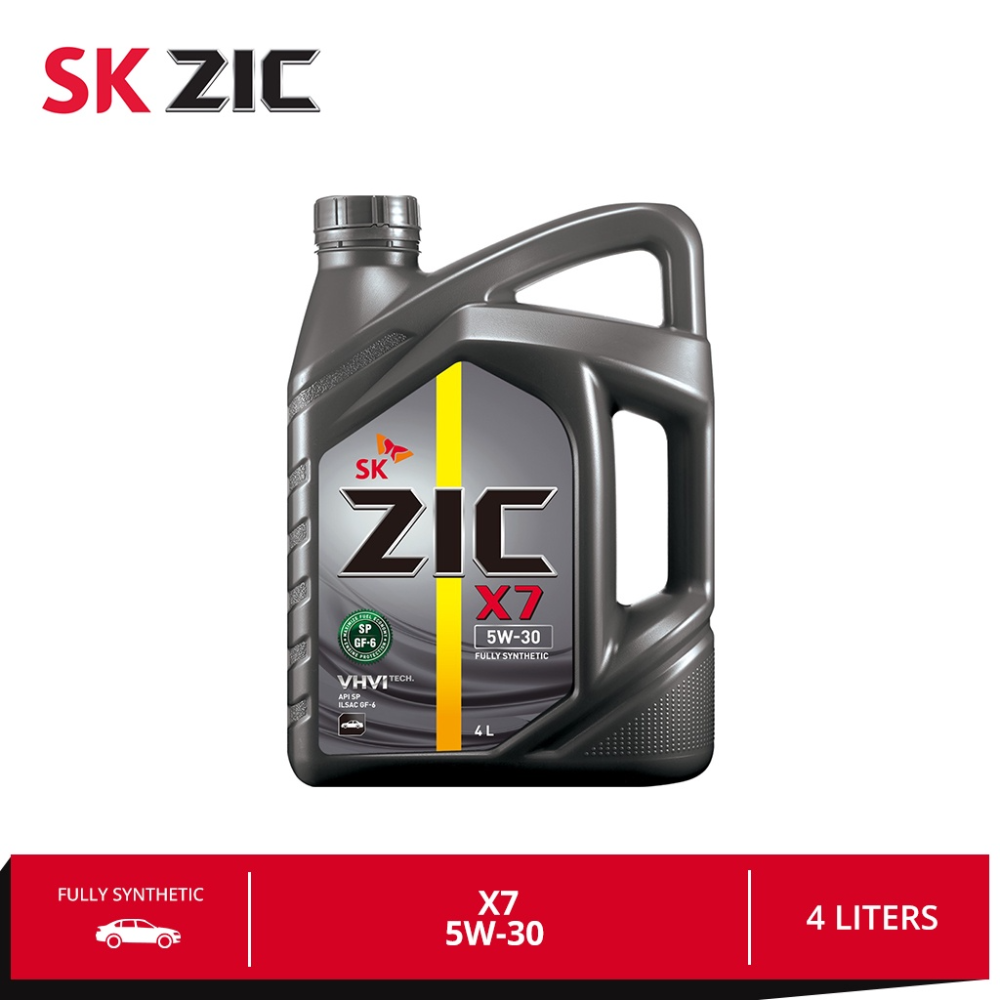 SK ZIC X7 5W-30 Gasoline 4 Liters