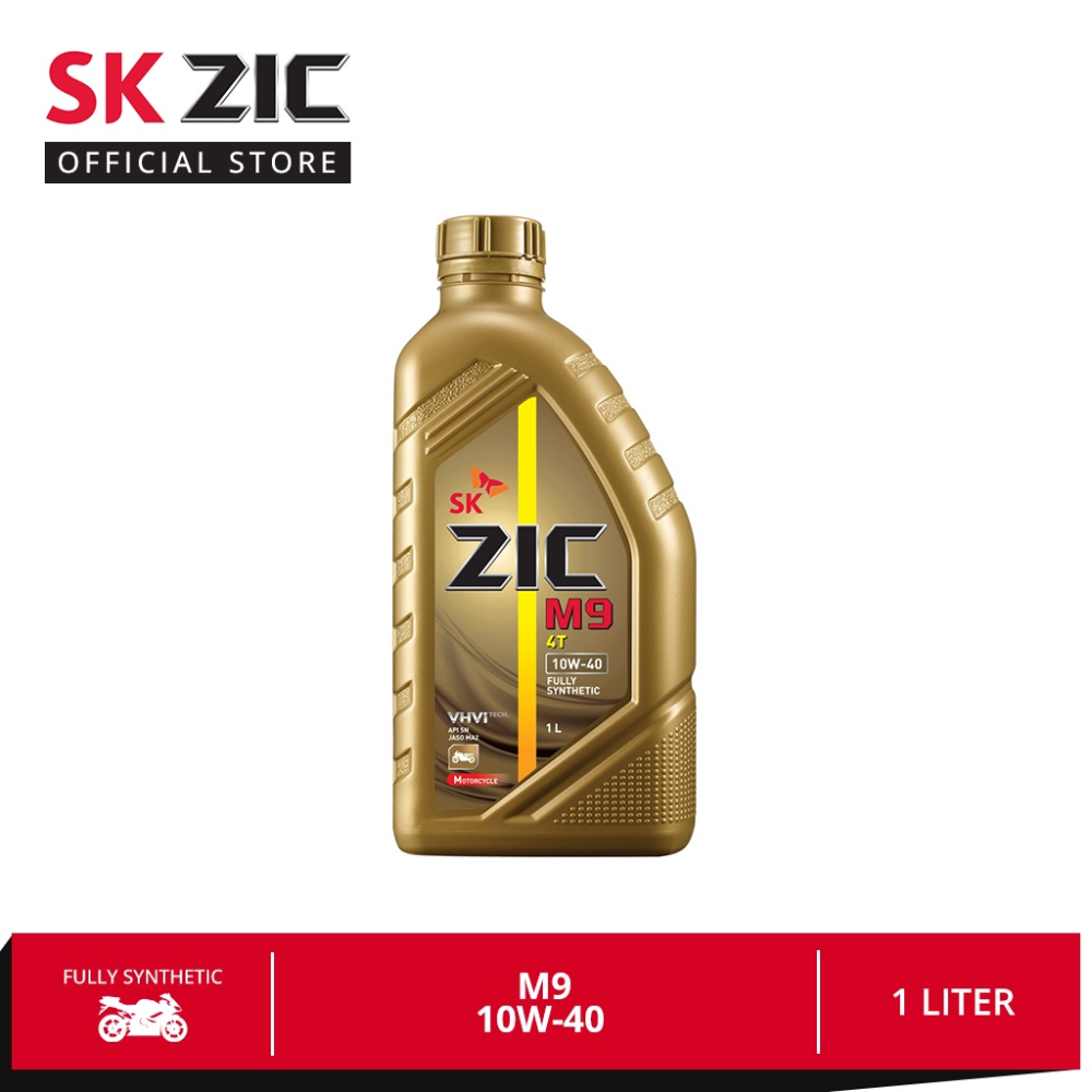 SK ZIC M9 4T 10W-40 Motorcycle Oil 1 Liter