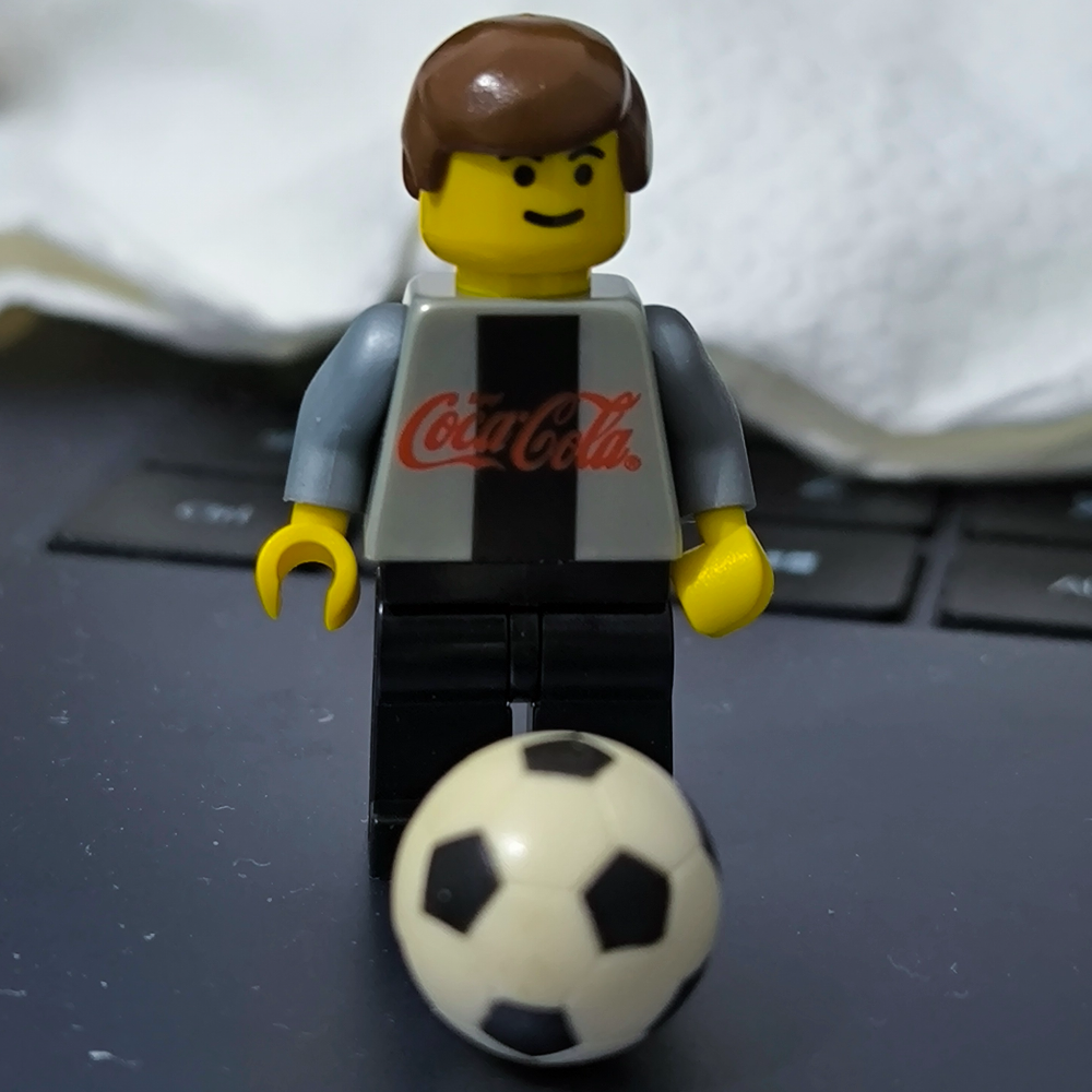 Lego coca cola soccer mystery player