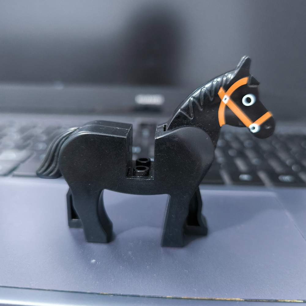 Lego Black Horse