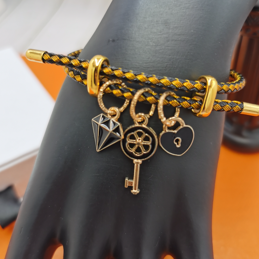 Band Bracelet with Charms