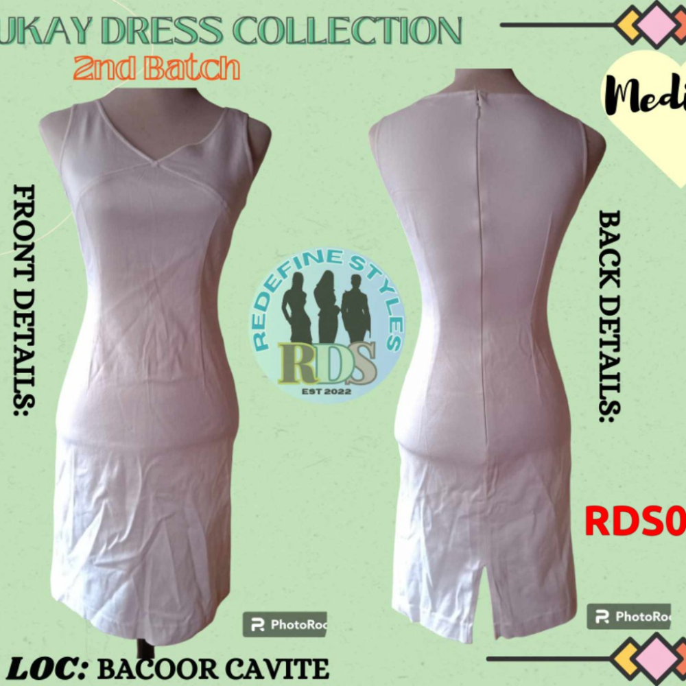 White Body Hugging Dress