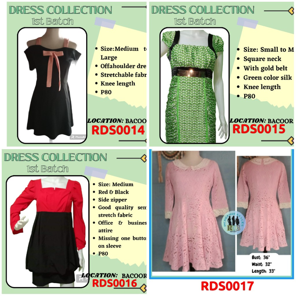 Mix Dress (P80 each)