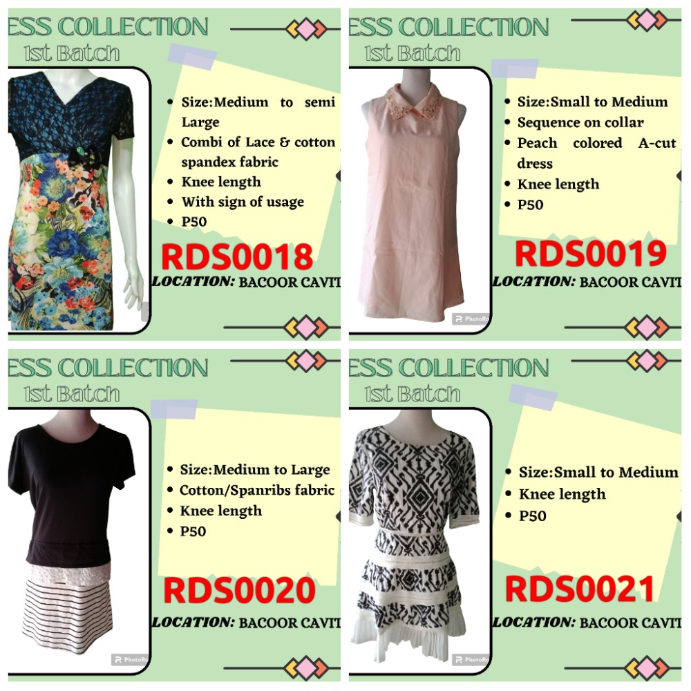 Mix Dress (P50 each)
