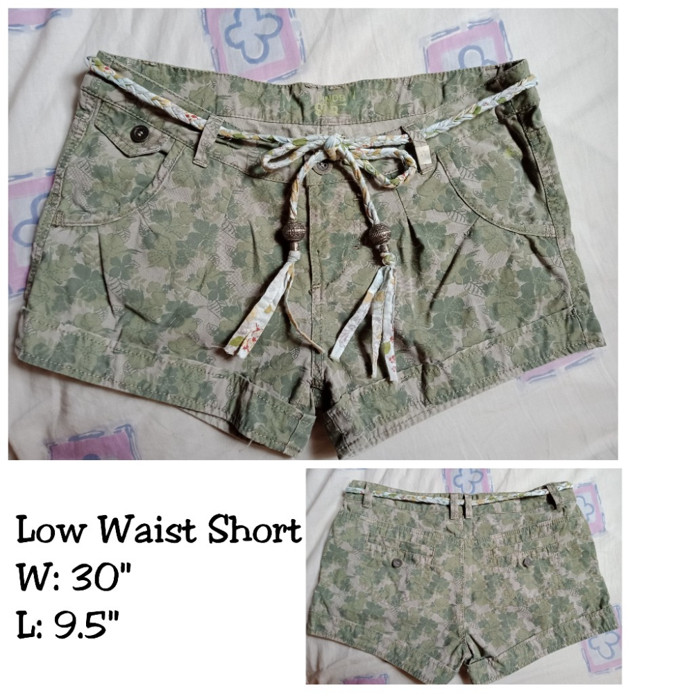 Camouflage Short w/ Belt