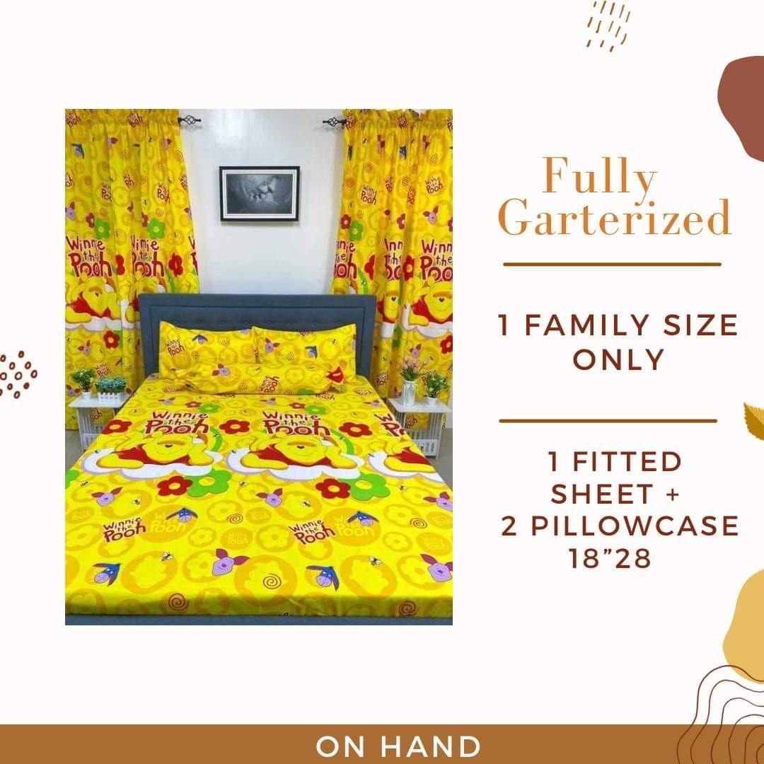 Winnie The Pooh Print Family Size Canadian Cotton Bedsheet