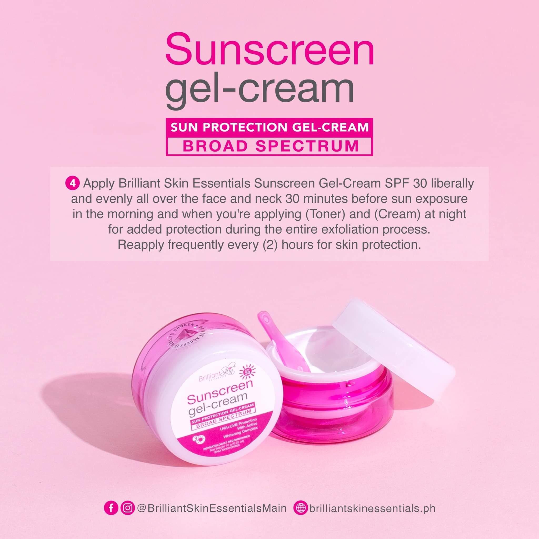 Sunscreen gel-cream