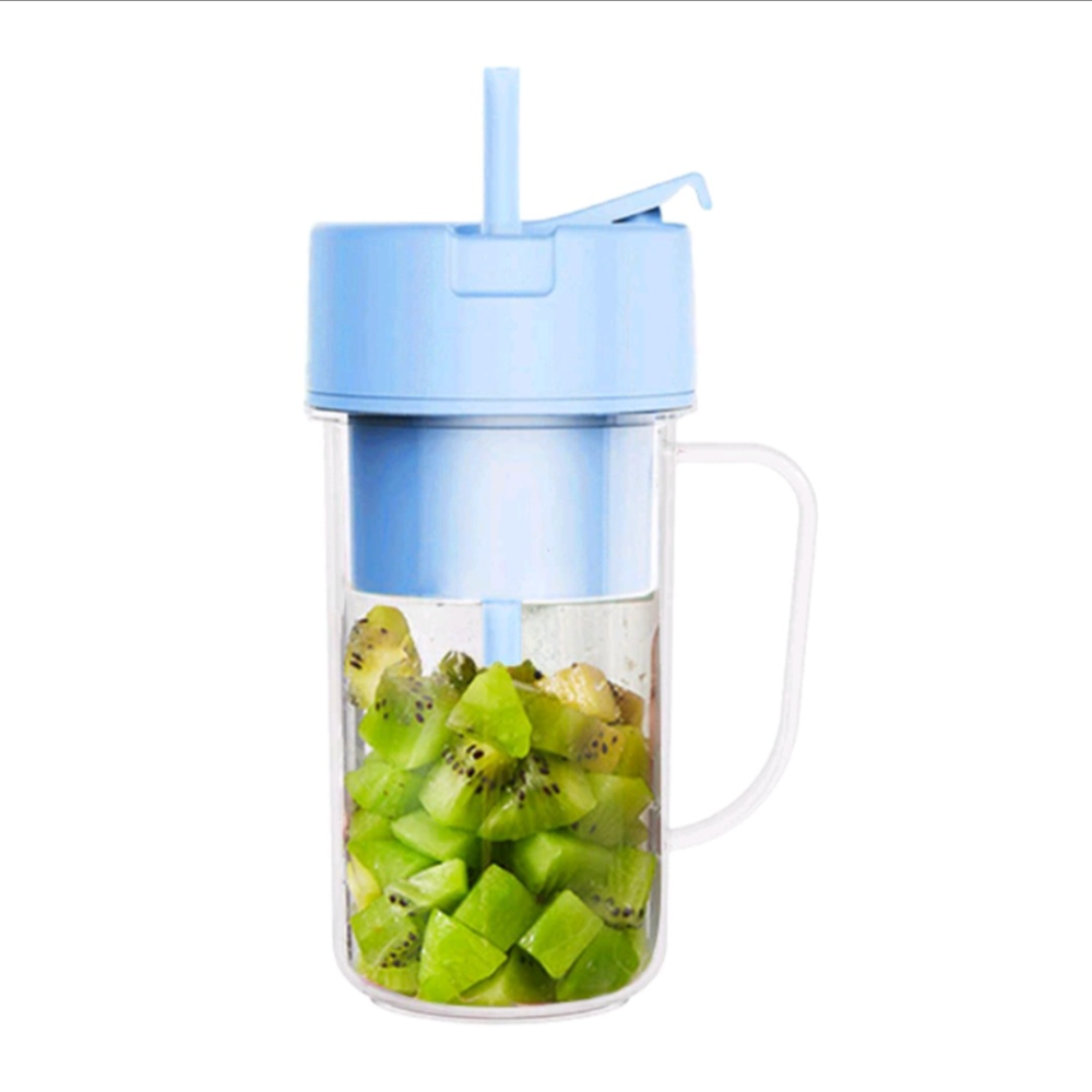2 in 1 Portable juicer blender cup Color-Blue