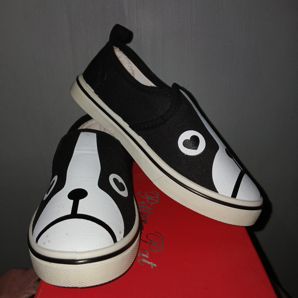 ksb005(MPO) PITTER-PATAnimal sneakers color black size 30