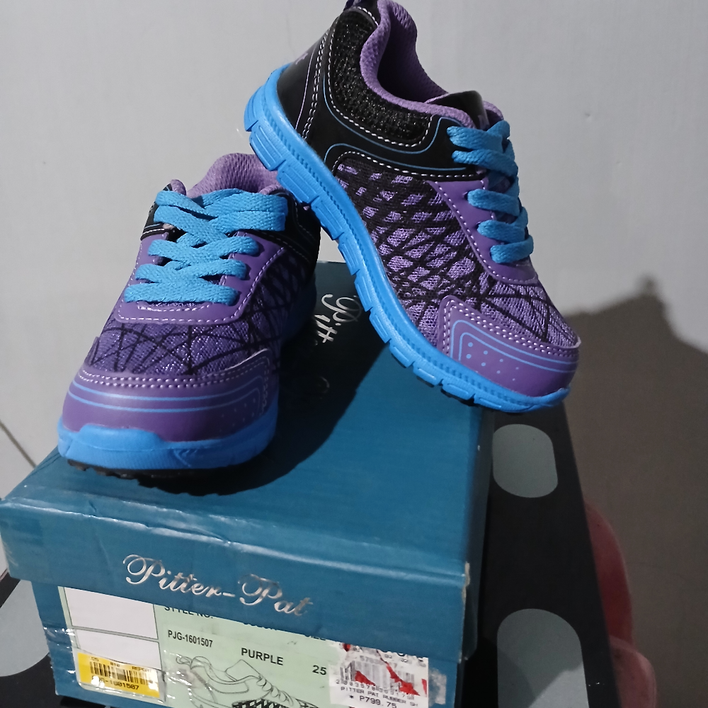 ksb003(MPO) Pitter-Pat Rubber Shoes C-Purple Size-25