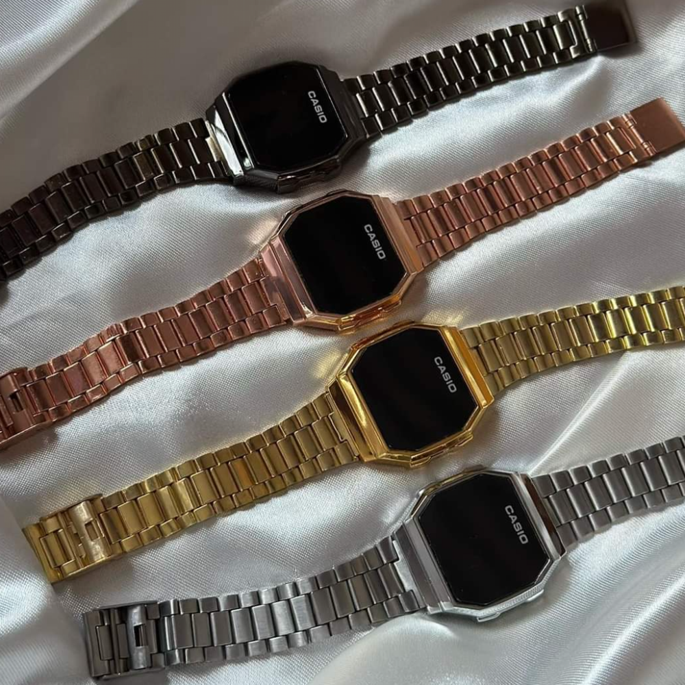 Touch watch vintage style water resistant
