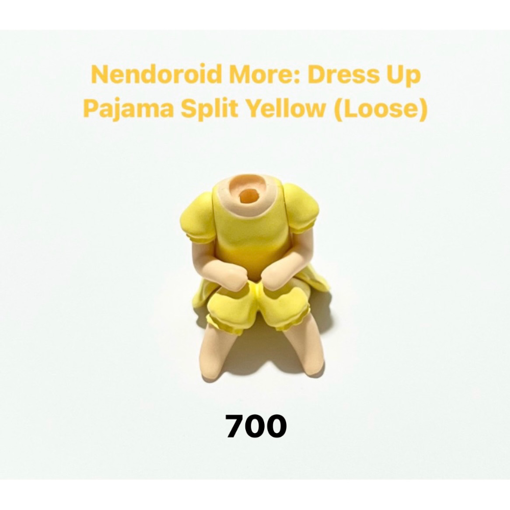 Nendoroid More Dress Up Pajama Split Yellow (Loose)