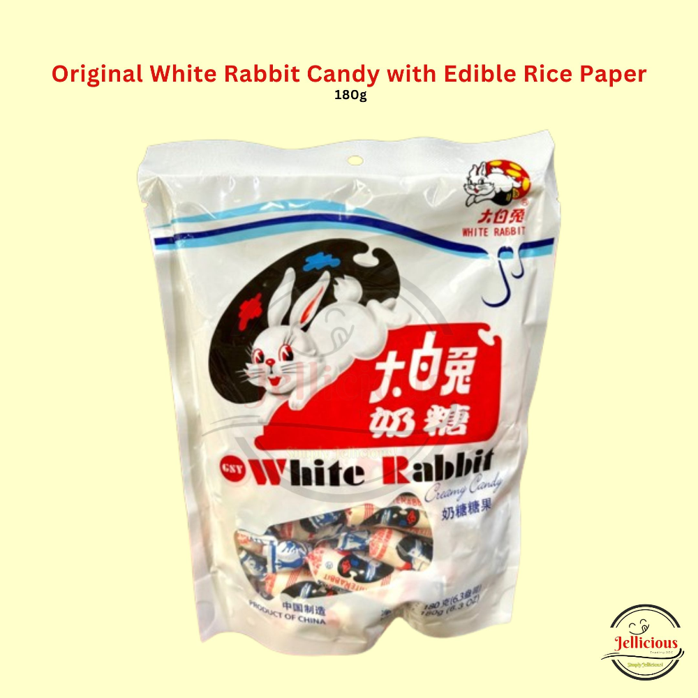 Original White Rabbit Candy with Edible Rice Paper  180g