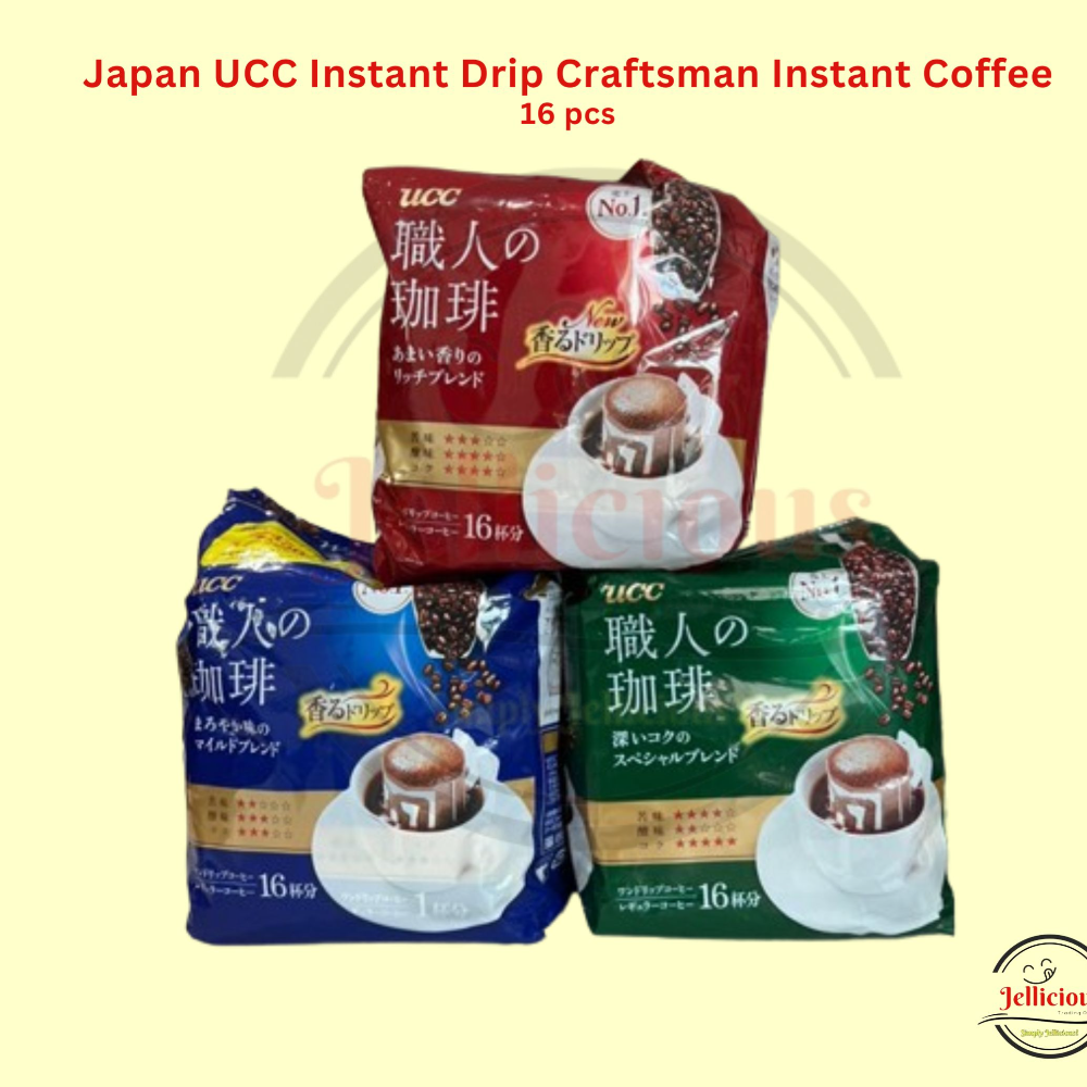 Japan UCC Instant Drip Craftsman Instant Coffee - 16 pcs