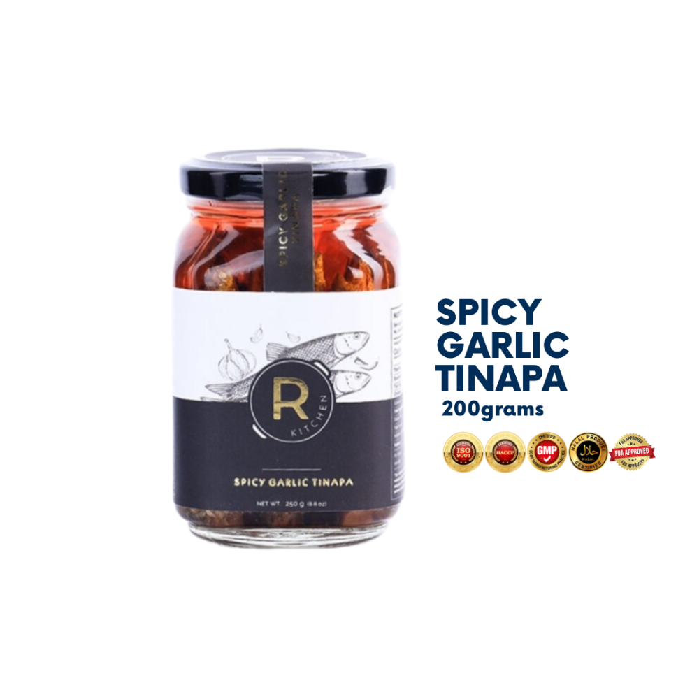 R Kitchen Spicy Garlic Tinapa - Premium Gourmet 250 grams