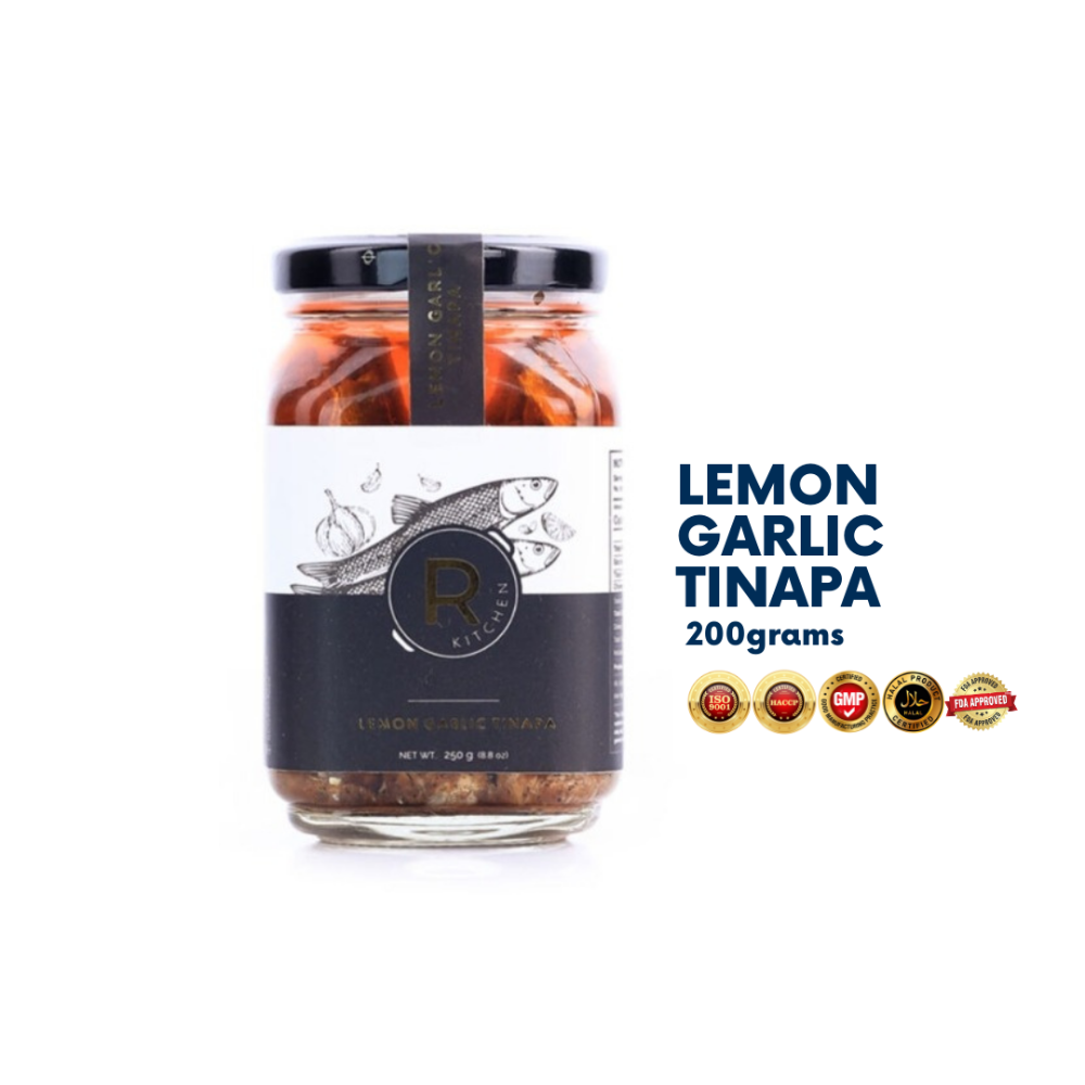 R Kitchen Lemon Garlic Tinapa - Premium Gourmet 250 grams