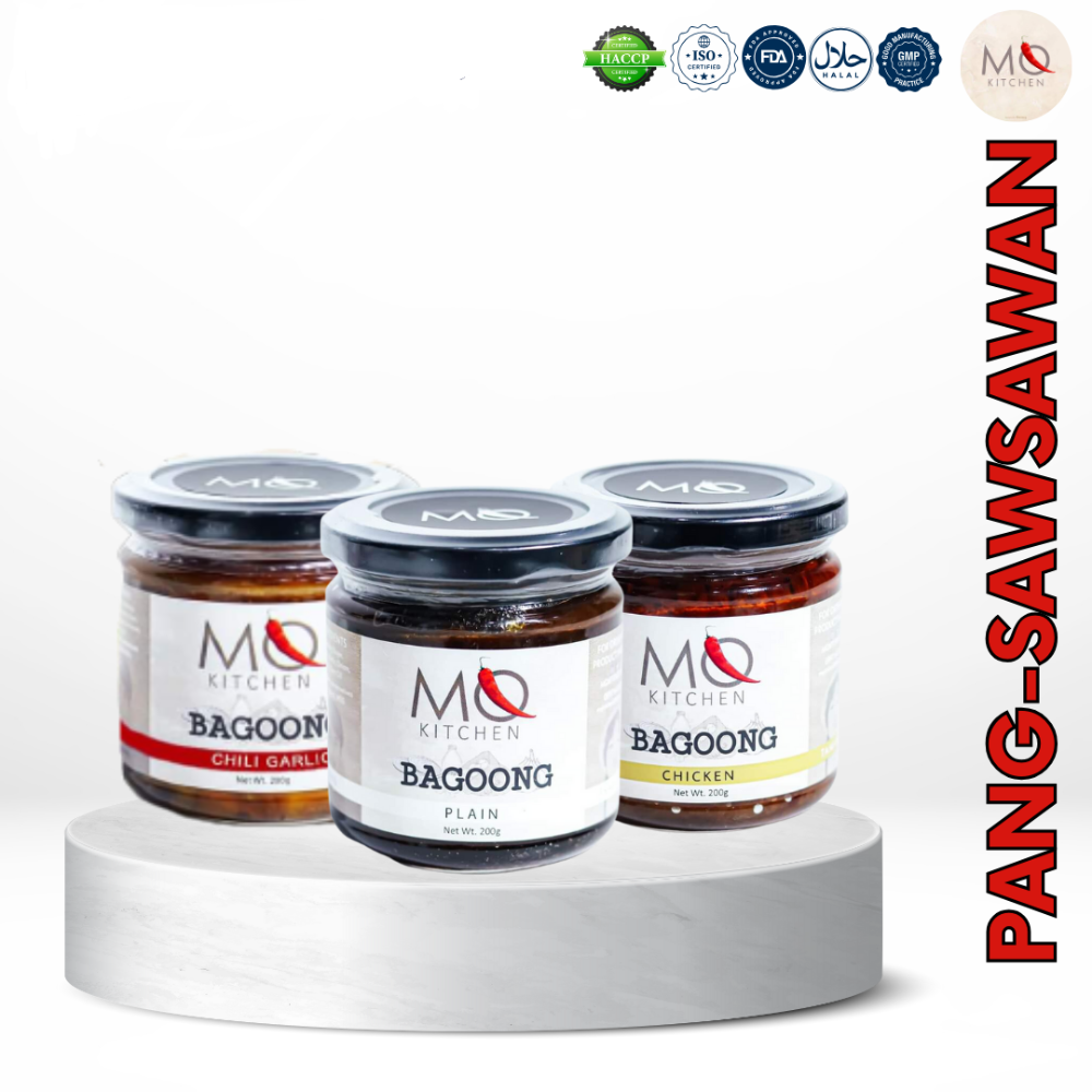 MQ Kitchen 3 Variants Pang Sawsawan Bagoong 200 grams