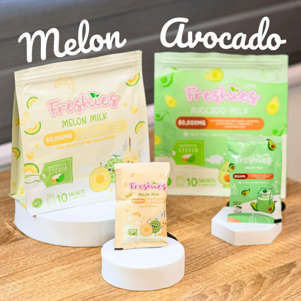 Freshies Avocado & Melon Milk Collagen Drink 10 sachet
