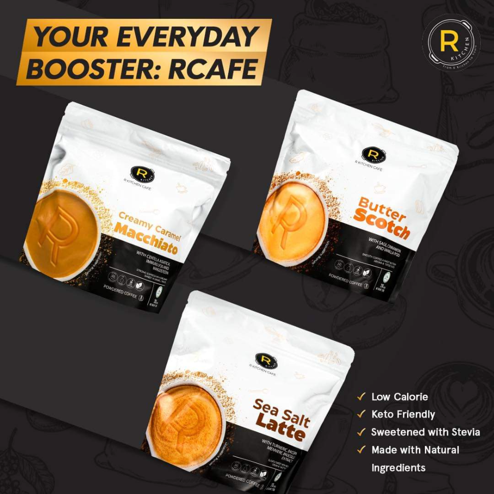 R Cafe Sea Salt, Macchiatto & Butter Scotch Keto Friendly