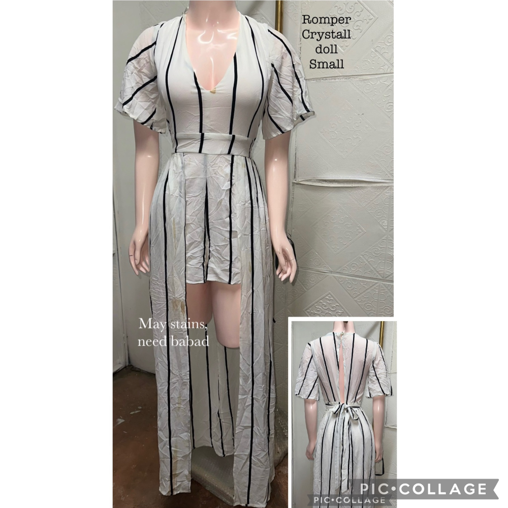 Crystal doll romper
