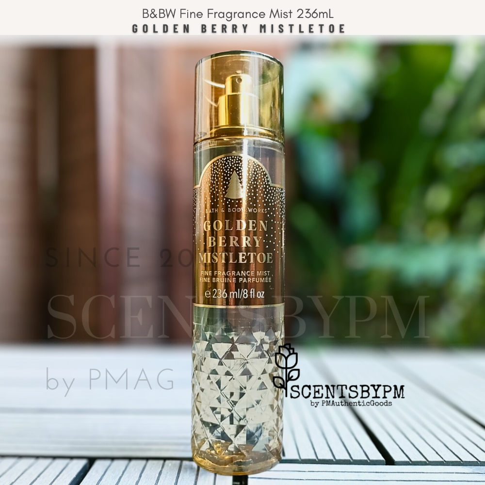 Bath Body Works Golden Berry Mistletoe Fragrance Mist 236mL