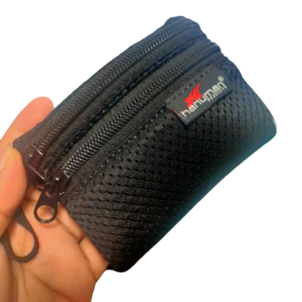 Hanuman coinpurse 2 zip black only