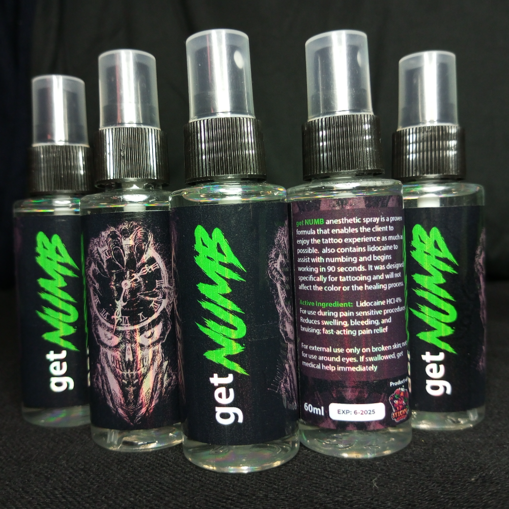 getNUMB Tattoo Numbing Spray 60ml