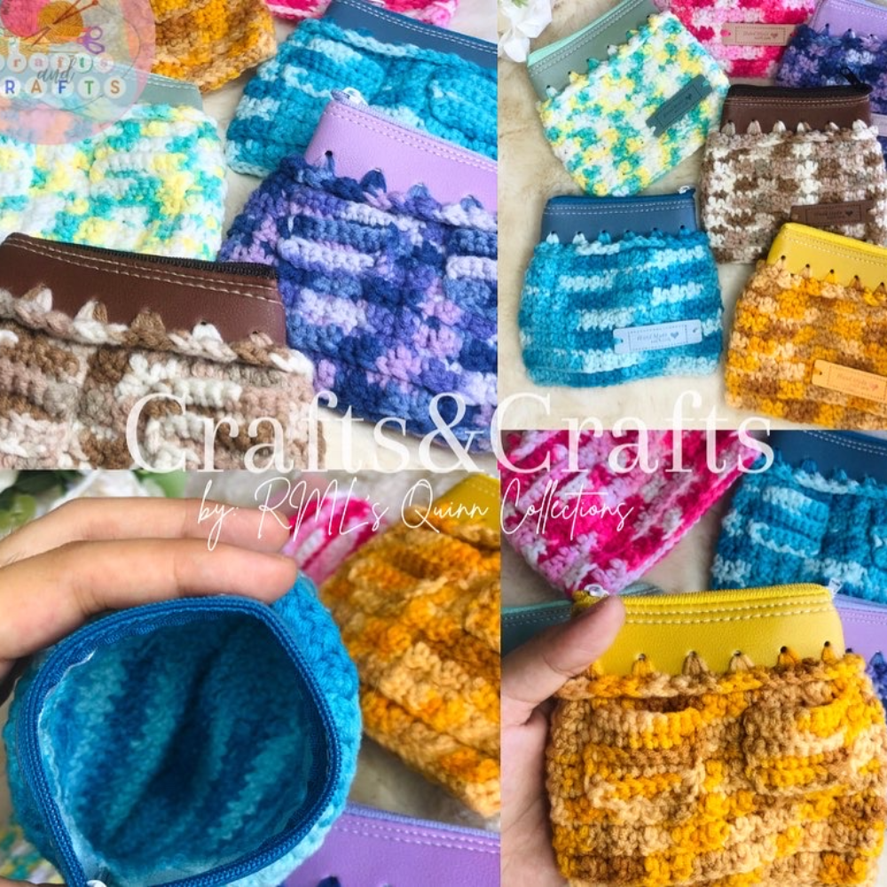 Crochet skirt wallet/coin purse