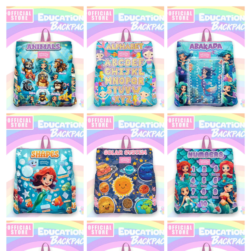 KITTLY Lover! Educational Bagpack - Mermaid Collection