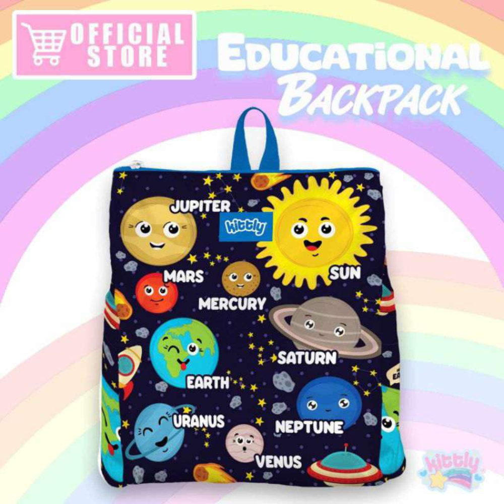 KITTLY Lover! Educational Bagpack - Planets Design