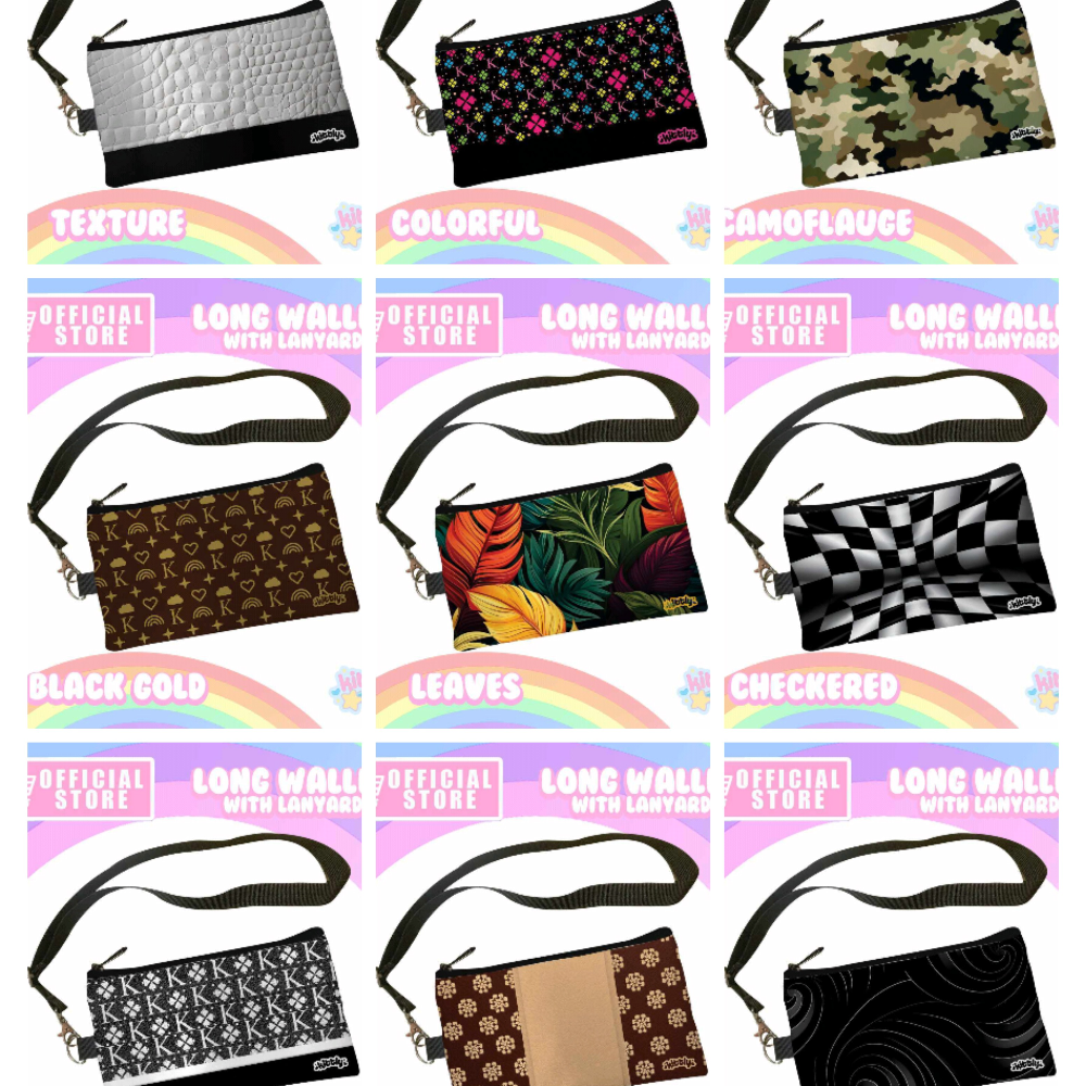 Kittly Lover! Buy1 Take1 Long Wallet with Lanyard