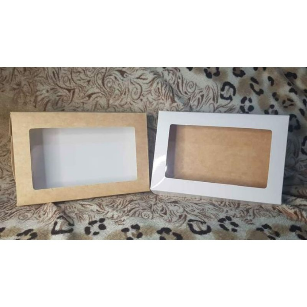 6x9x1.5 Pastry Box /Brownies Box/Cookies Box/Reversible10PCS