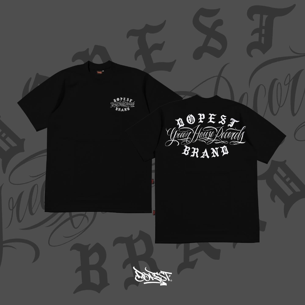 DOPEST x GREENHOUSE RECORDS “SCRIPT” TEE