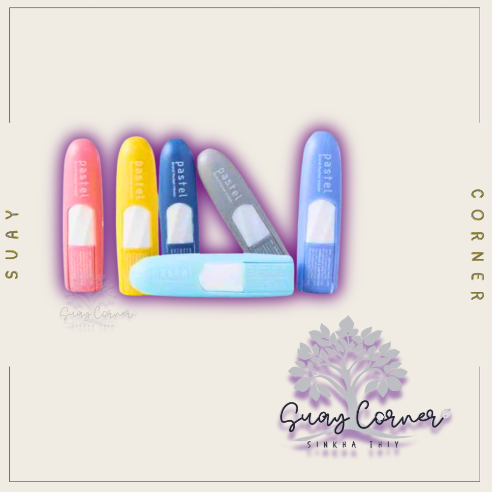 2in1 pastel pocket inhaler translucent & fruity