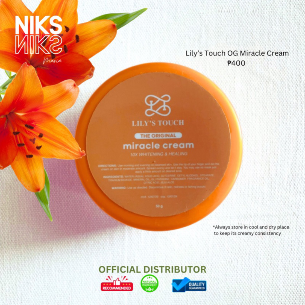 OG Lily’s  Touch Miracle Cream (2012 formulation)