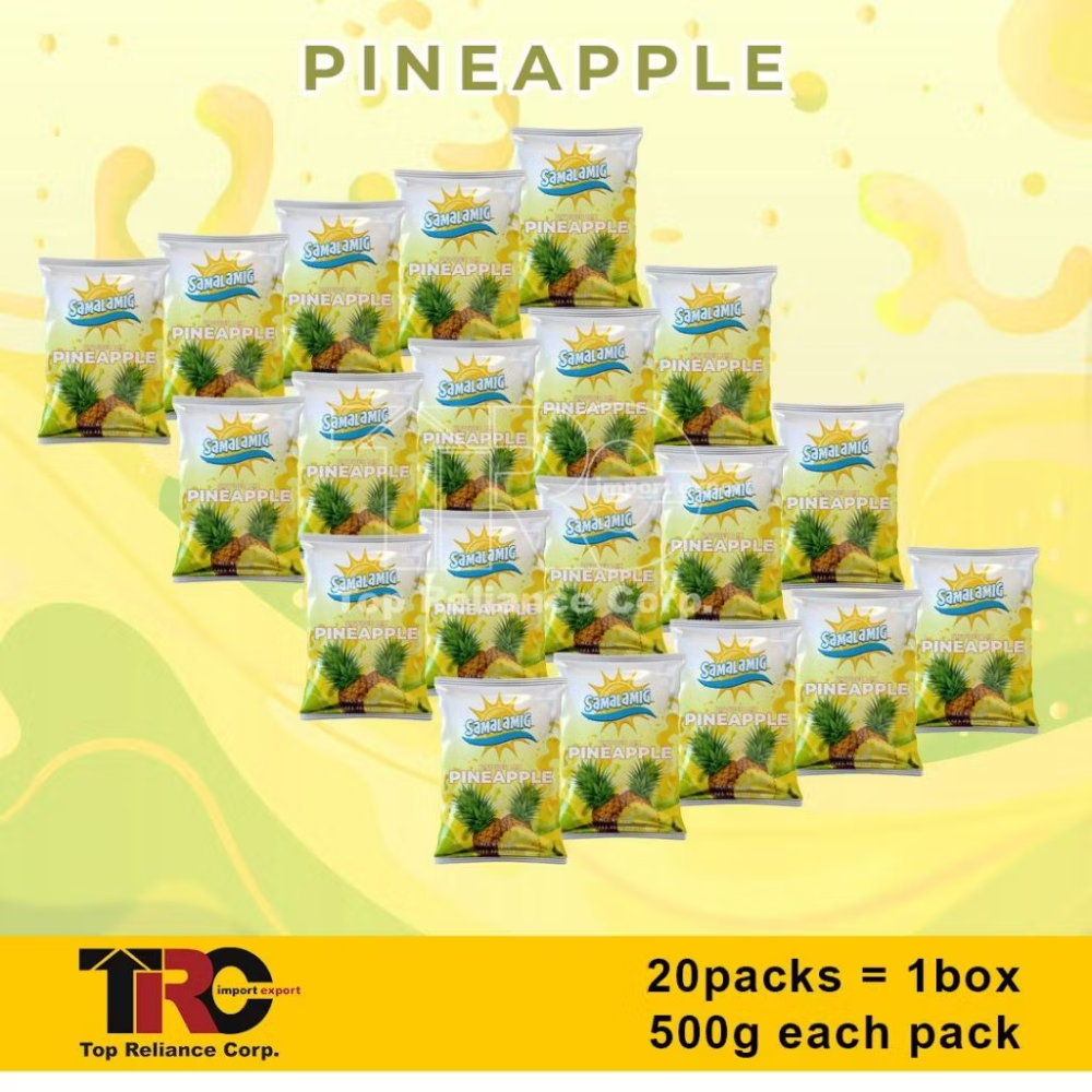 SAMALAMIG PINEAPPLE POWDERED DRINK 1 BOX (20 PACKS)