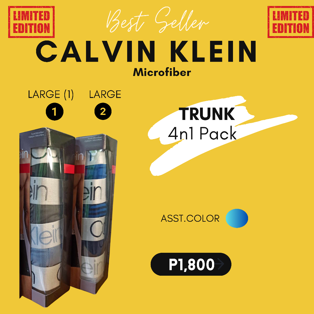 CALVIN KLEIN TRUNK  LIMITED EDITION 4N1 PACK