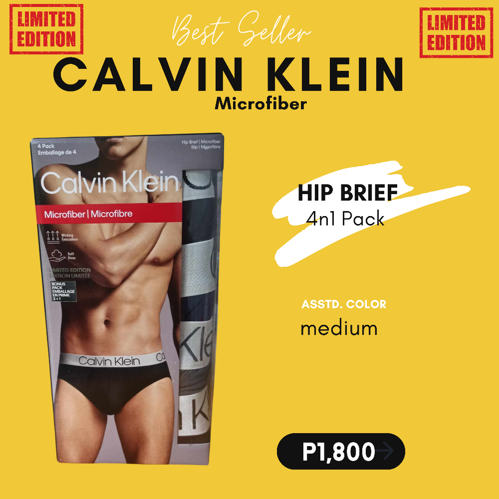 CALVIN KLEIN HIP BRIEF LTD. EDITION 4N1 PACK SMALL